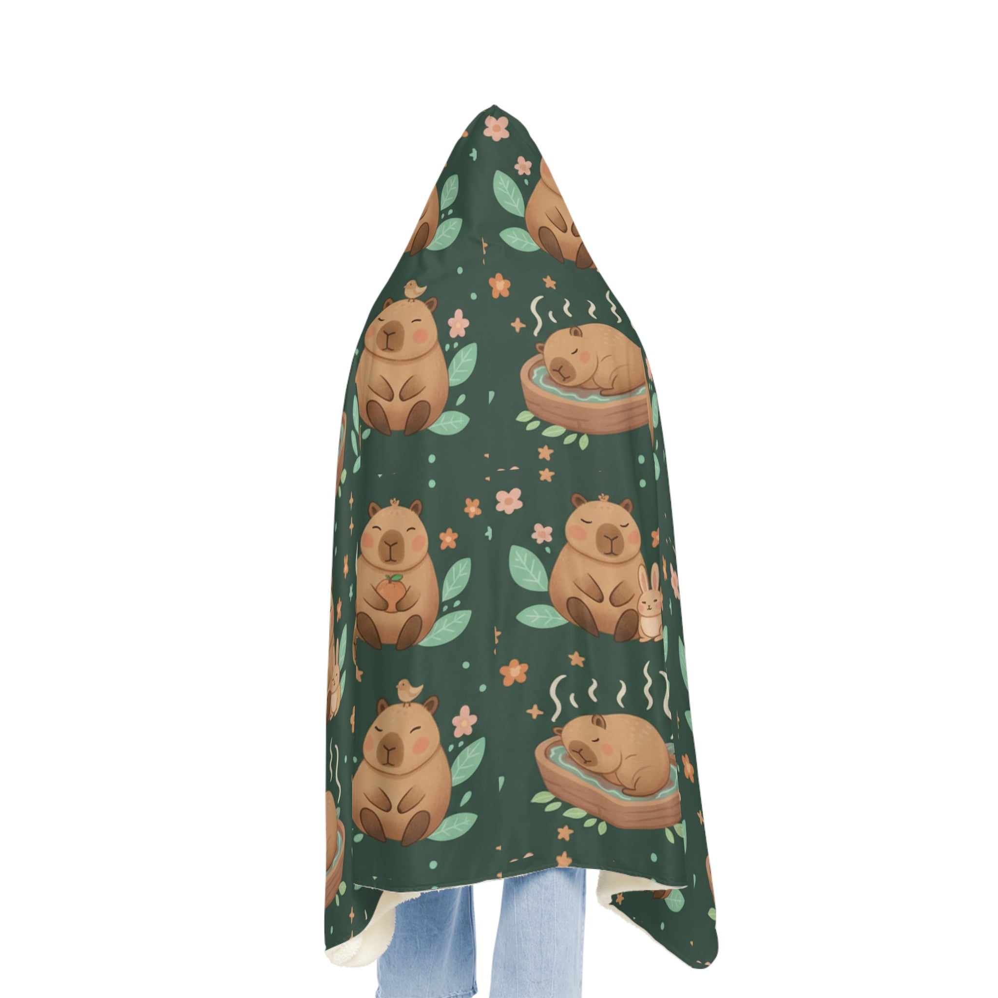 Bear Snuggle Blanket – Cozy Hooded Plush Throw with Cute Sleeping Bears