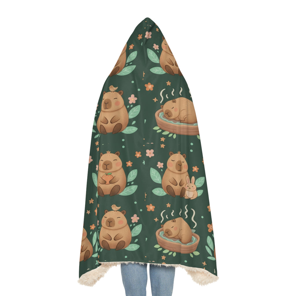Bear Snuggle Blanket – Cozy Hooded Plush Throw with Cute Sleeping Bears