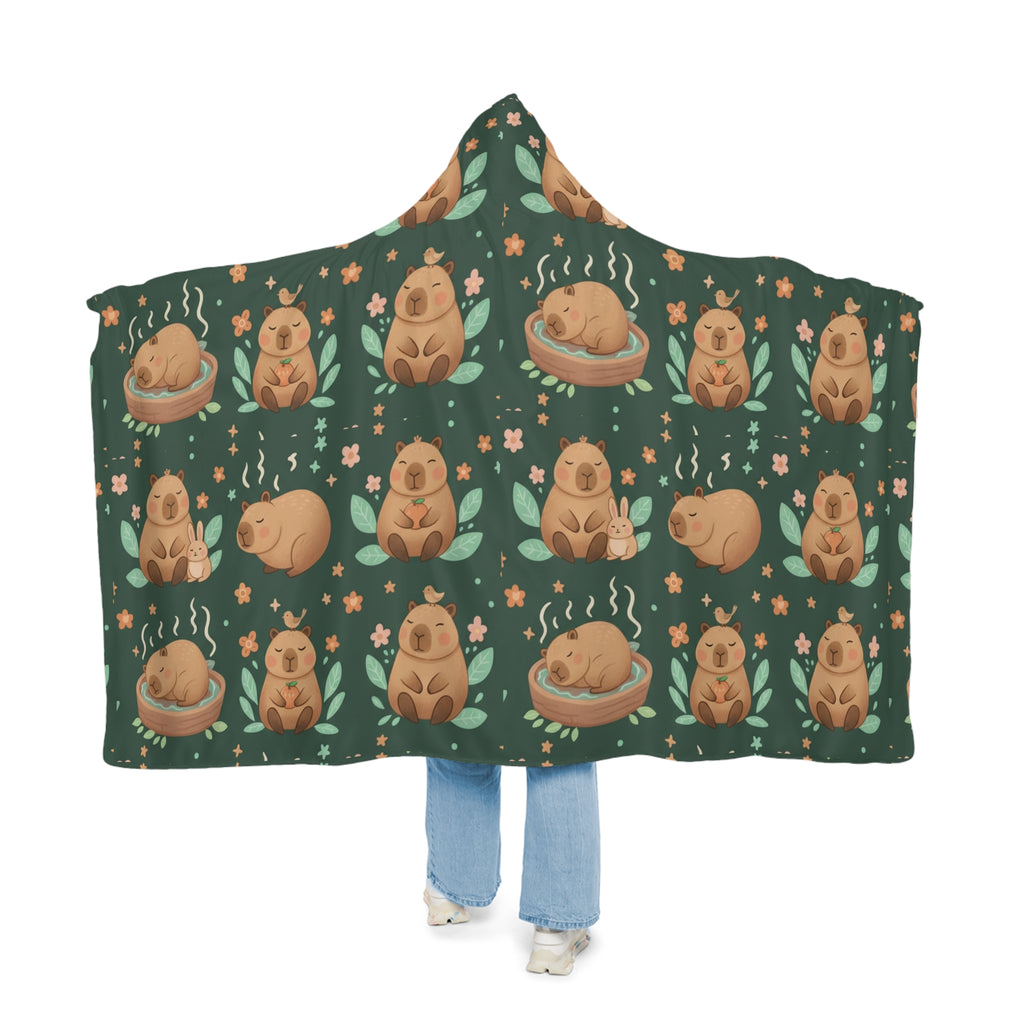 Bear Snuggle Blanket – Cozy Hooded Plush Throw with Cute Sleeping Bears